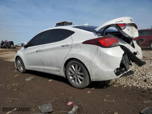 2015 Hyundai Elantra SE with VIN 5NPDH4AE1FH644209, listed as a Copart auction lot 48776605 with 115,247 mi miles and Salvage Title. Bid and sale history available at carsss.com. Image 2.