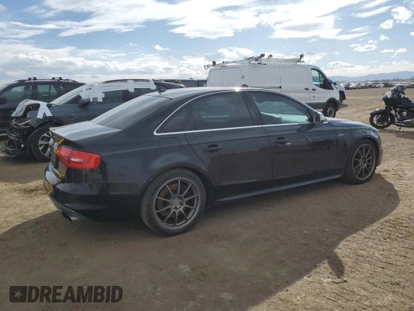 2016 Audi S4 Premium Plus with VIN WAUBGAFL4GA011922, listed as a Copart auction lot 50054205 with 188,178 mi miles and Clean Title. Bid and sale history available at carsss.com. Image 3.