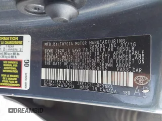 2016 Toyota Corolla L with VIN 2T1BURHE9GC600792, listed as a IAAI auction lot 42032340 with 164,152 mi miles and . Bid and sale history available at DreamBid. Image 9.