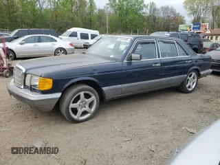 1988 Mercedes-Benz 560 with VIN WDBCA39D5JA386880, listed as a Copart auction lot 53676005 with 206,155 mi miles and Salvage Title. Bid and sale history available at DreamBid. Image 1.