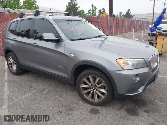 2014 BMW X3 xDrive28i with VIN 5UXWX9C52E0D16722, listed as a IAAI auction lot 42167774 with 179,444 mi miles and . Bid and sale history available at DreamBid. Image 1.
