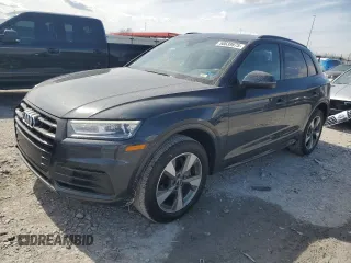 2020 Audi Q5 Premium with VIN WA1ANAFY6L2112006, listed as a Copart auction lot 50639975 with 40,909 mi miles and Salvage Title. Bid and sale history available at carsss.com. Image 1.
