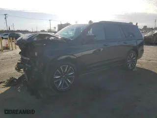 2022 Cadillac Escalade Sport with VIN 1GYS4FKL6NR175843, listed as a Copart auction lot 47304445 with 42,116 mi miles and Salvage Title. Bid and sale history available at carsss.com. Image 1.