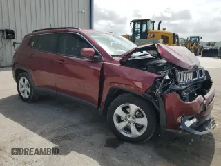 2021 Jeep Compass Latitude with VIN 3C4NJCBB1MT505377, listed as a Copart auction lot 59746895 with 44,217 mi miles and Non repairable. Bid and sale history available at DreamBid. Image 4.
