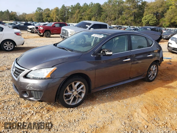2015 Nissan Sentra SR with VIN 3N1AB7AP3FY371464, listed as a Copart auction lot 48753865 with 113,048 mi miles and Salvage Title. Bid and sale history available at DreamBid. Image 1.