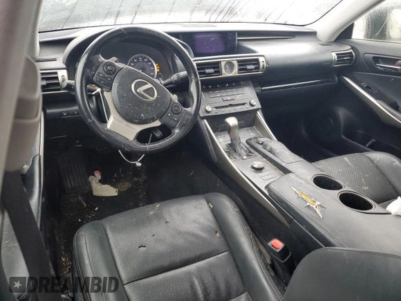 2016 Lexus IS 300 with VIN JTHCM1D23G5004476, listed as a Copart auction lot 49593495 with 222,517 mi miles and Salvage Title. Bid and sale history available at carsss.com. Image 8.