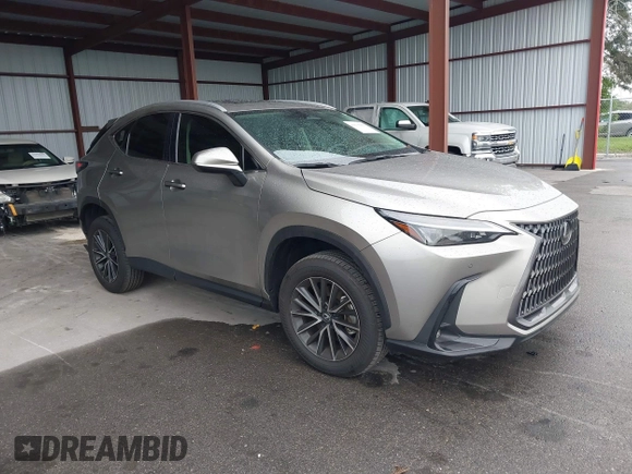 2024 Lexus NX 250 Premium with VIN 2T2GDCAZXRC012396, listed as a IAAI auction lot 41636059 with 27,769 mi miles and . Bid and sale history available at DreamBid. Image 1.