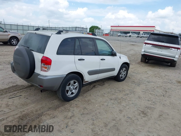2003 Toyota RAV4 with VIN JTEGH20V330094437, listed as a IAAI auction lot 41960989 with 195,887 mi miles and . Bid and sale history available at DreamBid. Image 4.