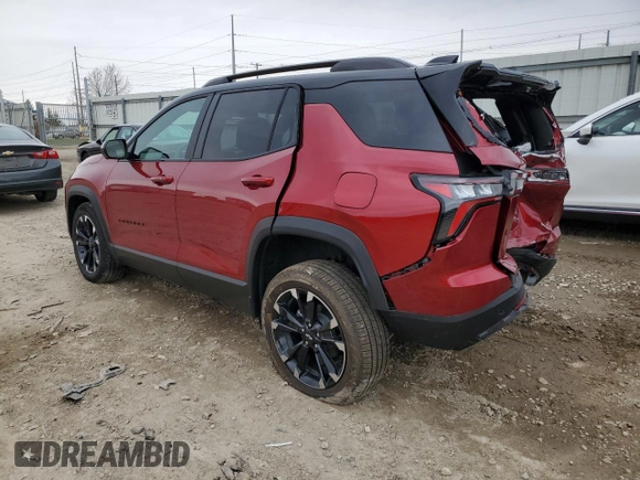 2025 Chevrolet Equinox AWD RS z VIN 3GNAXTEGXSL259454, wystawiony jako Copart lot #52596955 z przebiegiem 1 009 mil mil oraz Szkoda całkowita • Salvage title. Historia ofert i sprzedaży dostępna na DreamBid. Obrazek 2.