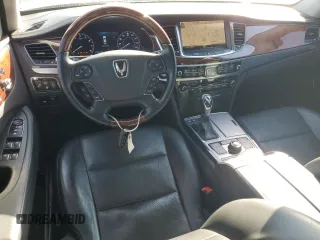 2015 Hyundai Equus Ultimate with VIN KMHGH4JH4FU094223, listed as a Copart auction lot 80720744 with 57,957 mi miles and Salvage title. Bid and sale history available at DreamBid. Image 8.