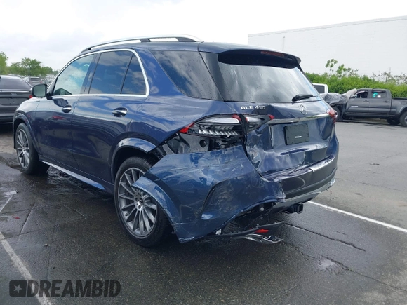 2024 Mercedes-Benz GLE 450 с VIN 4JGFB5KB2RB198805, выставлен на аукционе IAAI как лот 42009093 с пробегом 12 235 миль миль и . История ставок и продаж доступна на DreamBid. Изображение 3.