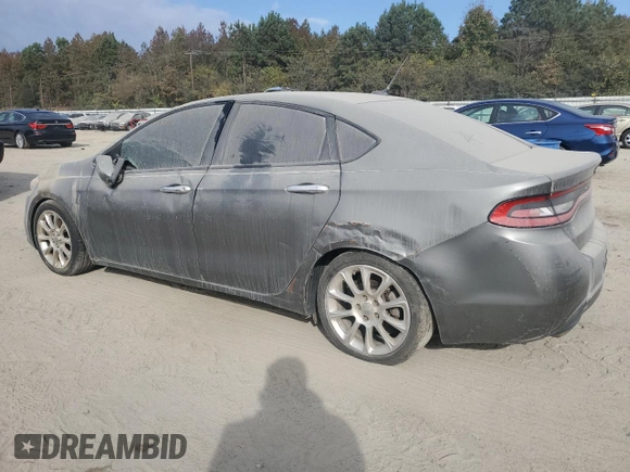 2013 Dodge Dart Limited with VIN 1C3CDFCH4DD707448, listed as a Copart auction lot 79807554 with Not provided miles and Clean title. Bid and sale history available at DreamBid. Image 2.
