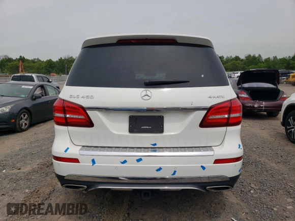 2017 Mercedes-Benz GLS 450 z VIN 4JGDF6EE4HA774258, wystawiony jako Copart lot #58191125 z przebiegiem 62 891 mil mil oraz Szkoda całkowita • Salvage title. Historia ofert i sprzedaży dostępna na DreamBid. Obrazek 6.