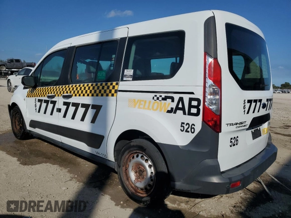 2014 Ford Transit Connect XL with VIN NM0GE9E79E1150472, listed as a Copart auction lot 44714725 with 276,300 mi miles and Clean title. Bid and sale history available at DreamBid. Image 2.