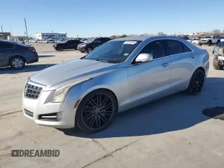 2013 Cadillac ATS Performance with VIN 1G6AC5S3XD0120025, listed as a Copart auction lot 84156584 with 124,592 mi miles and Salvage Title. Bid and sale history available at carsss.com. Image 1.