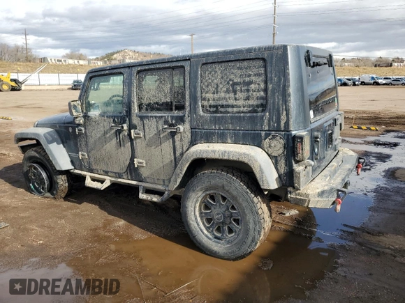 2007 Jeep Wrangler Unlimited Rubicon with VIN 1J4GA69177L100903, listed as a Copart auction lot 81321154 with 130,632 mi miles and Salvage title. Bid and sale history available at DreamBid. Image 2.