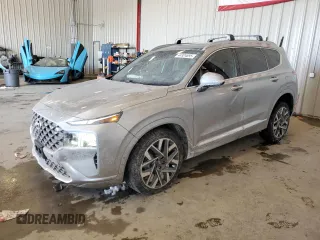 2021 Hyundai Santa Fe Calligraphy with VIN 5NMS5DAL0MH364340, listed as a Copart auction lot 44924695 with 48,324 mi miles and Salvage title. Bid and sale history available at DreamBid. Image 1.