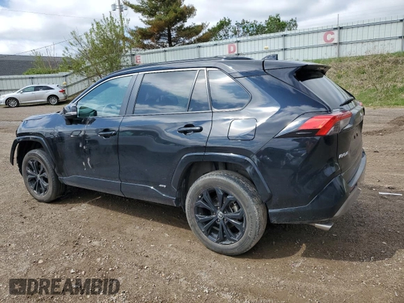 2022 Toyota RAV4 Hybrid SE с VIN 4T3T6RFV3NU073675, выставлен на аукционе Copart как лот 55267715 с пробегом 34 374 миль миль и Списание • Salvage title. История ставок и продаж доступна на DreamBid. Изображение 2.