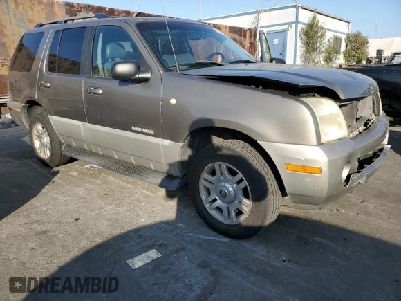 2002 Mercury Mountaineer Convenience z VIN 4M2ZU66W72ZJ38041, wystawiony jako Copart lot #86024514 z przebiegiem 264 952 mil mil oraz Szkoda całkowita • Salvage title. Historia ofert i sprzedaży dostępna na DreamBid. Obrazek 4.
