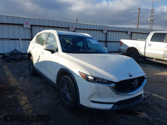 2020 Mazda CX-5 Sport with VIN JM3KFABMXL1824574, listed as a IAAI auction lot 41029057 with 47,760 mi miles. Bid and sale history available at carsss.com. Image 1.