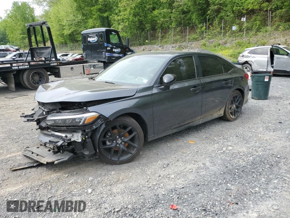 2024 Honda Civic Sport with VIN 2HGFE2F55RH579099, listed as a Copart auction lot 55935325 with 12,093 mi miles and Salvage title. Bid and sale history available at DreamBid. Image 1.