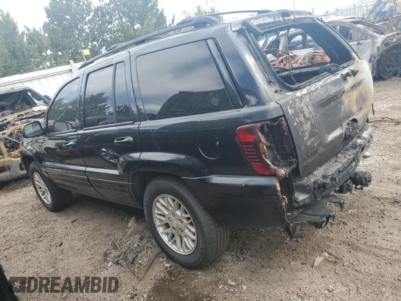 2004 Jeep Grand Cherokee Limited with VIN 1J8GW58J34C363977, listed as a Copart auction lot 61049485 with 162,329 mi miles and Salvage title. Bid and sale history available at DreamBid. Image 2.