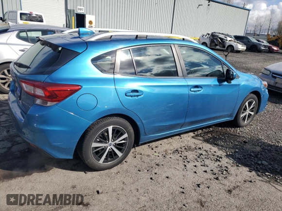 2019 Subaru Impreza Premium with VIN 4S3GTAC63K3702603, listed as a Copart auction lot 48428615 with 79,004 mi miles and Salvage Title. Bid and sale history available at DreamBid. Image 3.