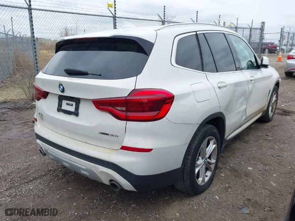 2018 BMW X3 xDrive30i with VIN 5UXTR9C51JLD88873, listed as a IAAI auction lot 41965170 with 119,446 mi miles. Bid and sale history available at carsss.com. Image 4.