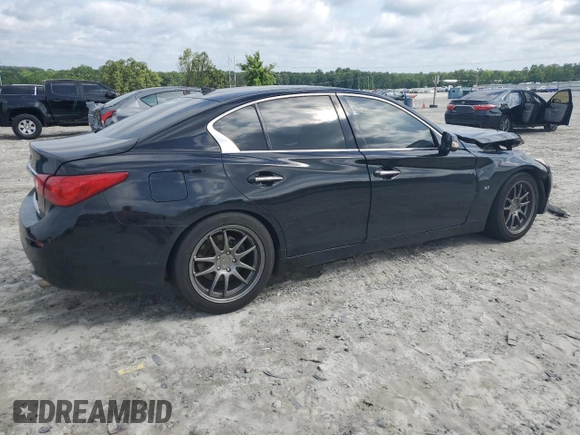 2015 Infiniti Q50 Premium z VIN JN1BV7AR9FM401311, wystawiony jako Copart lot #57159075 z przebiegiem 79 133 mil mil oraz Szkoda całkowita • Salvage title. Historia ofert i sprzedaży dostępna na DreamBid. Obrazek 3.