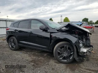 2022 Acura RDX w/A-Spec Package with VIN 5J8TC2H62NL008830, listed as a Copart auction lot 63304184 with 16,267 mi miles and Salvage Title. Bid and sale history available at carsss.com. Image 4.