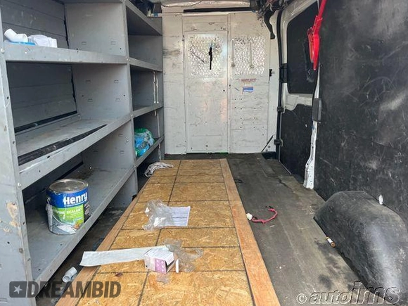 2021 Ford Transit Cargo with VIN 1FTBR1C83MKA20226, listed as a IAAI auction lot 42835281 with 53,381 mi miles and . Bid and sale history available at DreamBid. Image 4.