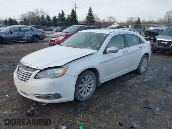 2014 Chrysler 200 Limited with VIN 1C3CCBCG2EN186518, listed as a IAAI auction lot 41521448 with 63,527 mi miles and . Bid and sale history available at DreamBid. Image 2.