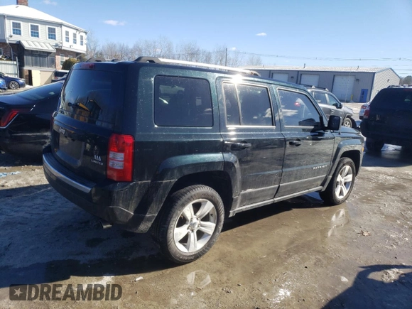 2013 Jeep Patriot Limited with VIN 1C4NJRCB8DD182727, listed as a Copart auction lot 45392115 with 120,433 mi miles and Clean title. Bid and sale history available at DreamBid. Image 3.