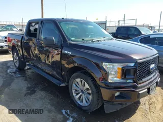 2018 Ford F-150 XL with VIN 1FTEW1CP5JKC93838, listed as a IAAI auction lot 42007069 with 92,117 mi miles and . Bid and sale history available at DreamBid. Image 1.