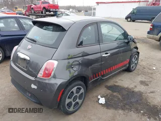 2016 FIAT 500e with VIN 3C3CFFGE1GT184091, listed as a IAAI auction lot 41335256 with 54,899 mi miles. Bid and sale history available at carsss.com. Image 4.