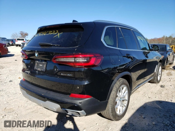 2019 BMW X5 xDrive40i with VIN 5UXCR6C56KLL25927, listed as a Copart auction lot 65216322 with 0 mi miles. Bid and sale history available at carsss.com. Image 4.