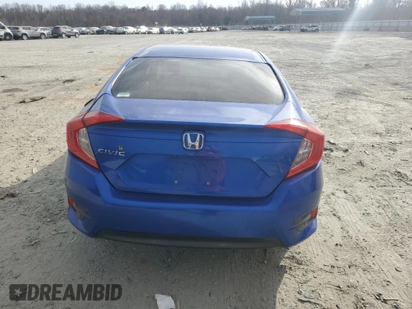 2016 Honda Civic Sedan LX with VIN 19XFC2F5XGE009550, listed as a Copart auction lot 48136285 with 105,846 mi miles and Salvage Title. Bid and sale history available at carsss.com. Image 6.