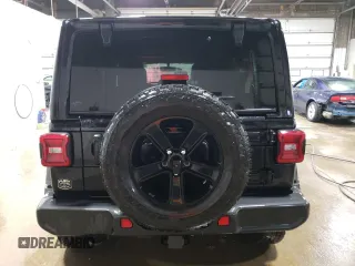 2021 Jeep Wrangler Unlimited Sahara Altitude с VIN 1C4HJXEN3MW796808, выставлен на аукционе Copart как лот 88975515 с пробегом 25 824 миль миль и Списание • Salvage title. История ставок и продаж доступна на DreamBid. Изображение 6.
