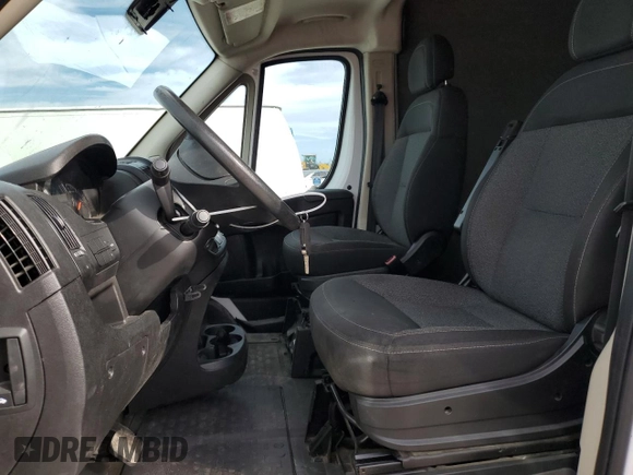 2017 Ram ProMaster Cargo with VIN 3C6TRVBG4HE538284, listed as a Copart auction lot 87117614 with 142,477 mi miles and Salvage Title. Bid and sale history available at DreamBid. Image 7.
