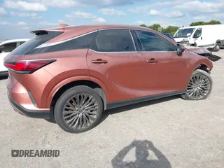 2023 Lexus RX 350 with VIN 2T2BAMBA9PC005437, listed as a IAAI auction lot 41283210 with 45,466 mi miles and . Bid and sale history available at DreamBid. Image 4.