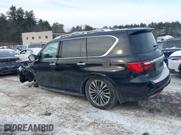 2018 Infiniti QX80 with VIN JN8AZ2NE6J9195243, listed as a IAAI auction lot 41348355 with 119,402 mi miles and . Bid and sale history available at DreamBid. Image 15.