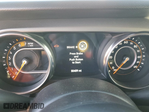 2021 Jeep Wrangler Unlimited Sport Altitude with VIN 1C4HJXDN1MW597113, listed as a Copart auction lot 80121424 with 50,409 mi miles and Salvage title. Bid and sale history available at DreamBid. Image 9.
