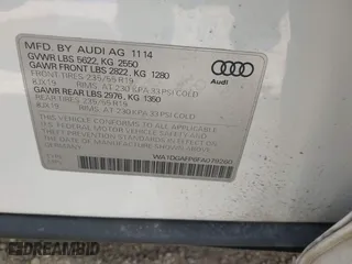 2015 Audi Q5 Premium Plus with VIN WA1DGAFP6FA079260, listed as a IAAI auction lot 41567591 with 195,848 mi miles. Bid and sale history available at carsss.com. Image 9.