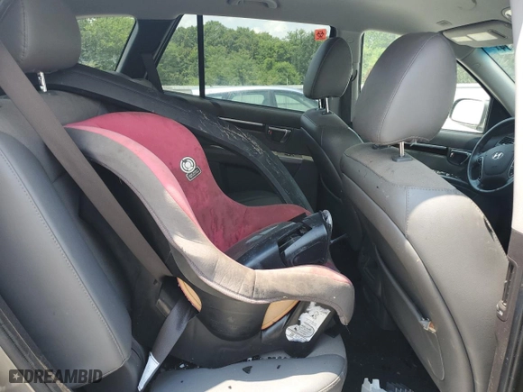 2012 Hyundai Santa Fe SE with VIN 5XYZHDAG2CG106869, listed as a Copart auction lot 75944384 with 186,373 mi miles and Salvage Title. Bid and sale history available at carsss.com. Image 11.
