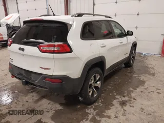 2014 Jeep Cherokee Trailhawk with VIN 1C4PJMBS5EW159912, listed as a IAAI auction lot 41538254 with 166,955 mi miles. Bid and sale history available at carsss.com. Image 4.