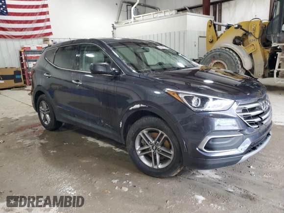 2018 Hyundai Santa Fe 2.4L with VIN 5XYZT3LB3JG571720, listed as a Copart auction lot 43942375 with 108,435 mi miles and Salvage title. Bid and sale history available at DreamBid. Image 4.