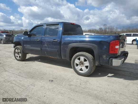 2007 Chevrolet Silverado 1500 LT w/1LT with VIN 3GCEK13M97G553255, listed as a Copart auction lot 52851025 with 159,552 mi miles and Salvage Title. Bid and sale history available at carsss.com. Image 2.
