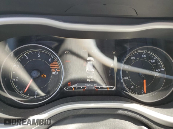 2016 Jeep Cherokee High Altitude with VIN 1C4PJLDB7GW172901, listed as a Copart auction lot 51712755 with 103,607 mi miles and Salvage Title. Bid and sale history available at carsss.com. Image 9.