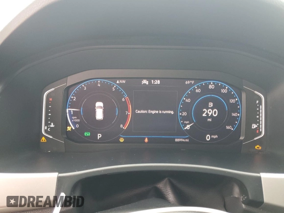 2021 Volkswagen Atlas SEL with VIN 1V2ER2CA5MC573264, listed as a Copart auction lot 84921024 with 88,994 mi miles and Salvage title. Bid and sale history available at DreamBid. Image 9.