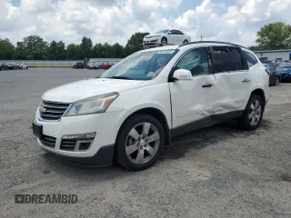 2015 Chevrolet Traverse LTZ z VIN 1GNKVJKD1FJ303928, wystawiony jako Copart lot #58254585 z przebiegiem 116 354 mil mil oraz Szkoda całkowita • Salvage title. Historia ofert i sprzedaży dostępna na DreamBid. Obrazek 1.